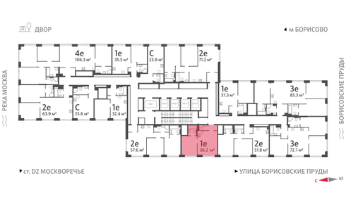 36,2 м², 1-комнатная квартира 16 541 264 ₽ - изображение 20