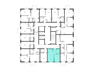 33 м², 1-комнатная квартира 5 400 000 ₽ - изображение 48