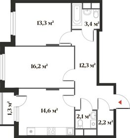 71,5 м², 2-комнатная квартира 15 400 000 ₽ - изображение 46