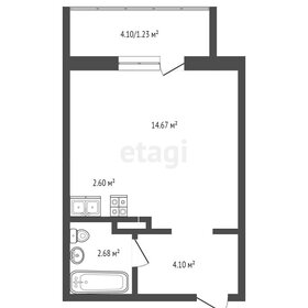 Квартира 28 м², студия - изображение 1