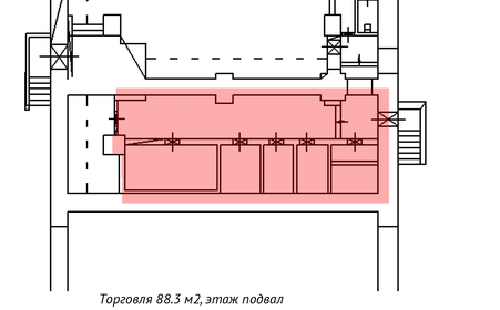 88,4 м², торговое помещение - изображение 5