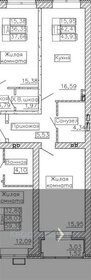 41,5 м², 1-комнатная квартира 5 678 321 ₽ - изображение 10