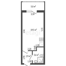 Квартира 26 м², студия - изображение 2