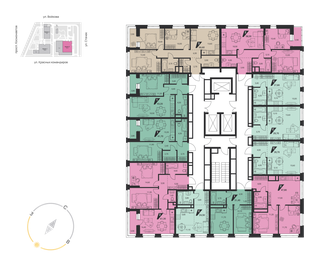 80 м², 3-комнатная квартира 9 900 000 ₽ - изображение 80