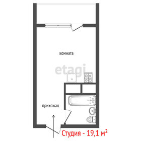 Квартира 19,1 м², студия - изображение 1