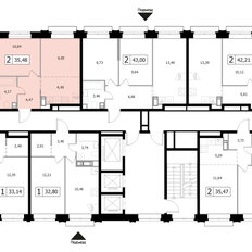 Квартира 35,5 м², 2-комнатная - изображение 2