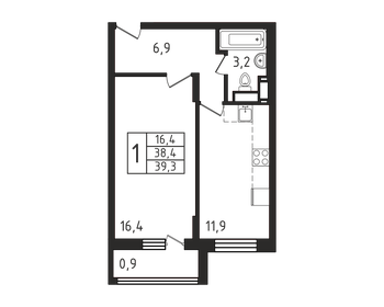 31,5 м², офис 24 000 ₽ в месяц - изображение 11