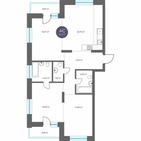 Квартира 94,2 м², 4-комнатная - изображение 1