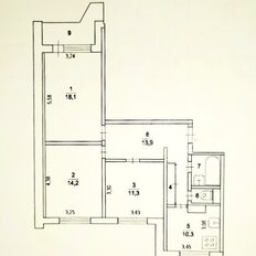 Квартира 73 м², 3-комнатная - изображение 1