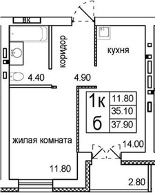 61,6 м², 2-комнатная квартира 5 000 000 ₽ - изображение 29