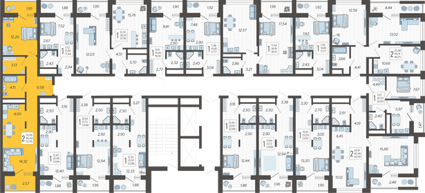 87,3 м², 2-комнатная квартира 17 900 000 ₽ - изображение 59