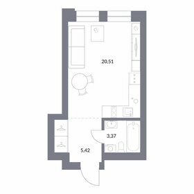 18,8 м², квартира-студия 3 950 000 ₽ - изображение 95