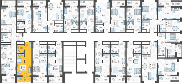 15,8 м², квартира-студия 10 500 000 ₽ - изображение 72