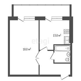 40,4 м², 1-комнатная квартира 4 850 000 ₽ - изображение 36