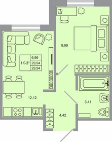 72,4 м², 3-комнатная квартира 12 590 000 ₽ - изображение 100