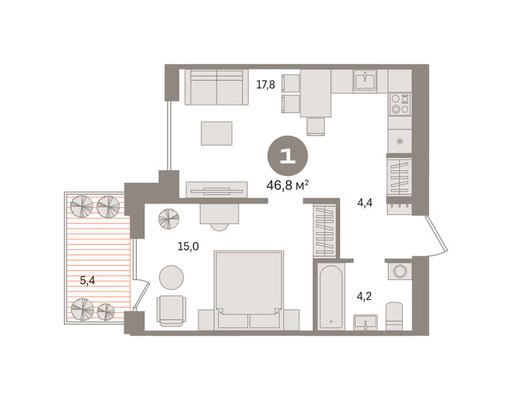 60 м², 3-комнатная квартира 13 150 000 ₽ - изображение 85