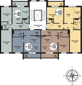 65,7 м², 3-комнатная квартира 6 536 155 ₽ - изображение 13