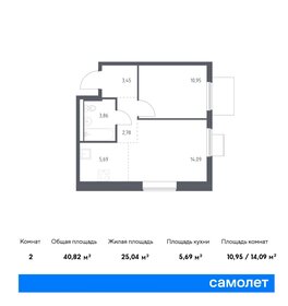 Квартира 51,9 м², 2-комнатная - изображение 1