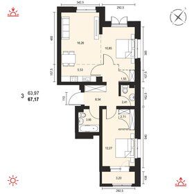 110 м², 3-комнатная квартира 8 500 000 ₽ - изображение 143