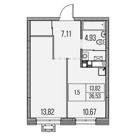 36,6 м², 1-комнатная квартира 6 784 680 ₽ - изображение 29