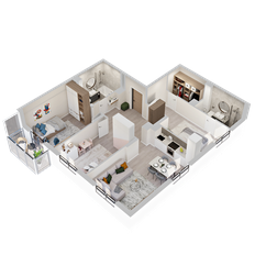 Квартира 77,3 м², 3-комнатная - изображение 4