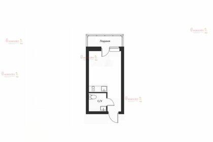 Квартира 19,5 м², студия - изображение 1