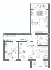Квартира 100 м², 3-комнатная - изображение 1
