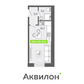 28,8 м², апартаменты-студия 9 231 439 ₽ - изображение 56