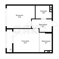 Квартира 38,2 м², 2-комнатная - изображение 5