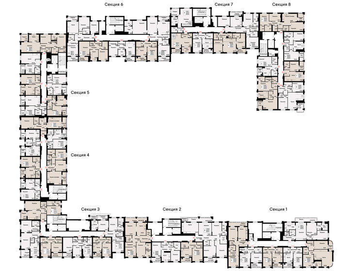 50 м², 2-комнатная квартира 4 500 000 ₽ - изображение 75