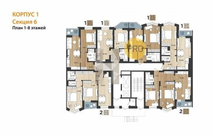 Квартира 39,1 м², 1-комнатная - изображение 2