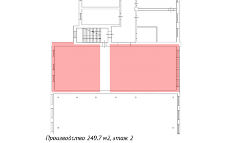 249,7 м², производственное помещение - изображение 5