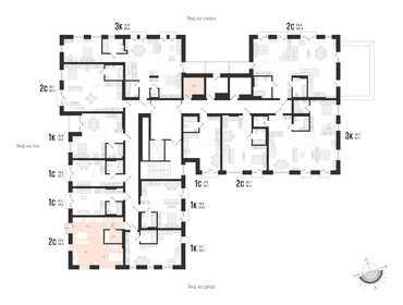 36,5 м², 2-комнатная квартира 4 100 000 ₽ - изображение 136