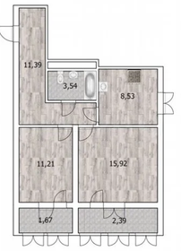 Квартира 54,7 м², 2-комнатная - изображение 2