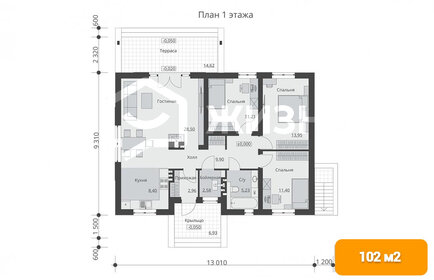 100 м² дом, 10 соток участок 7 500 000 ₽ - изображение 63