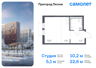 Квартира 22,6 м², студия - изображение 1