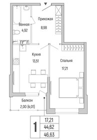 30 м², 1-комнатная квартира 7 500 000 ₽ - изображение 38