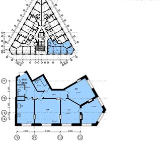 Квартира 99,5 м², 3-комнатная - изображение 1