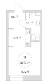 26 м², апартаменты-студия 10 297 354 ₽ - изображение 27