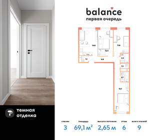 73,7 м², 3-комнатная квартира 23 500 000 ₽ - изображение 112