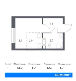 19,9 м², квартира-студия 6 150 000 ₽ - изображение 32