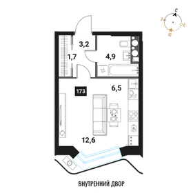 29,4 м², квартира-студия 17 081 400 ₽ - изображение 36