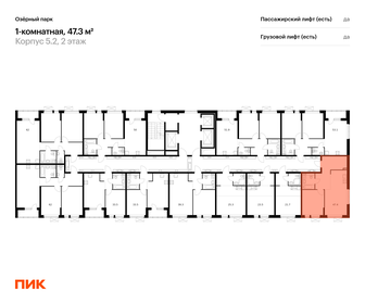 54,9 м², 1-комнатная квартира 8 000 000 ₽ - изображение 38