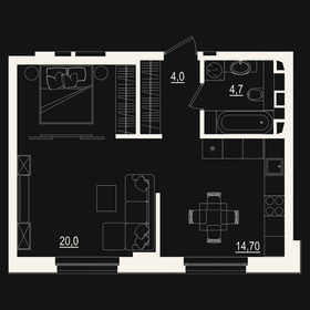 41,4 м², 1-комнатная квартира 18 200 000 ₽ - изображение 49