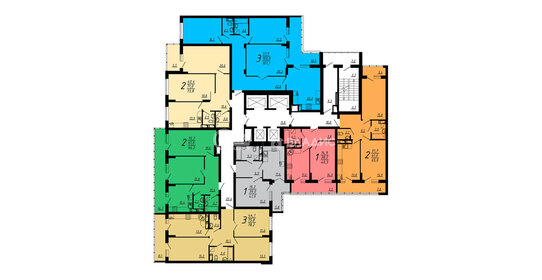 Квартира 65,7 м², 2-комнатная - изображение 1