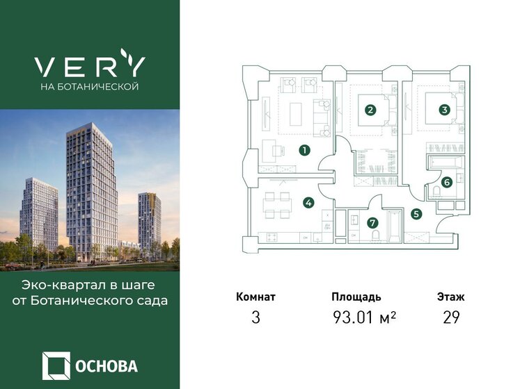 93 м², 3-комнатная квартира 54 875 900 ₽ - изображение 1