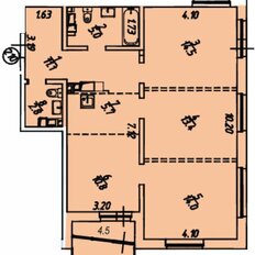 Квартира 81,8 м², 4-комнатная - изображение 4