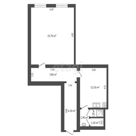 Квартира 55,8 м², 1-комнатная - изображение 4