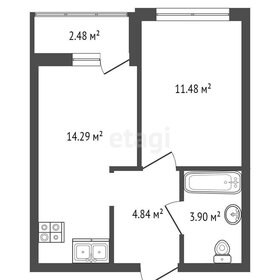 Квартира 34,5 м², 1-комнатная - изображение 1