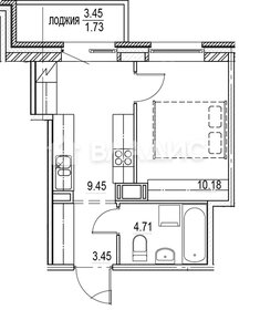 Квартира 29,5 м², 1-комнатная - изображение 1